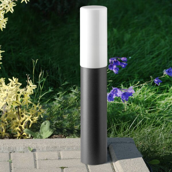 CMD Lampione da giardino GRAY, Nero, Alluminio, Moderno, Lampada da esterni