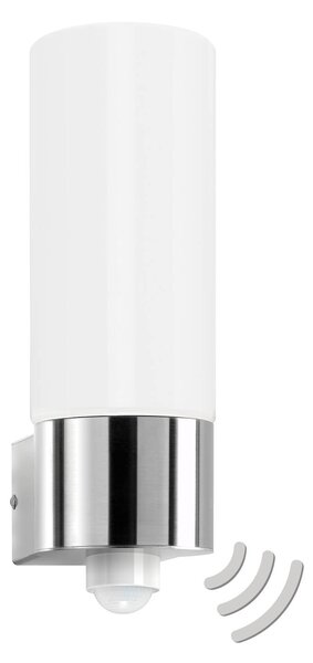 CMD Applique da esterni Aqua Wall con sensore, Alluminio / Grigio / Zincato, Acciaio Inox, Moderno