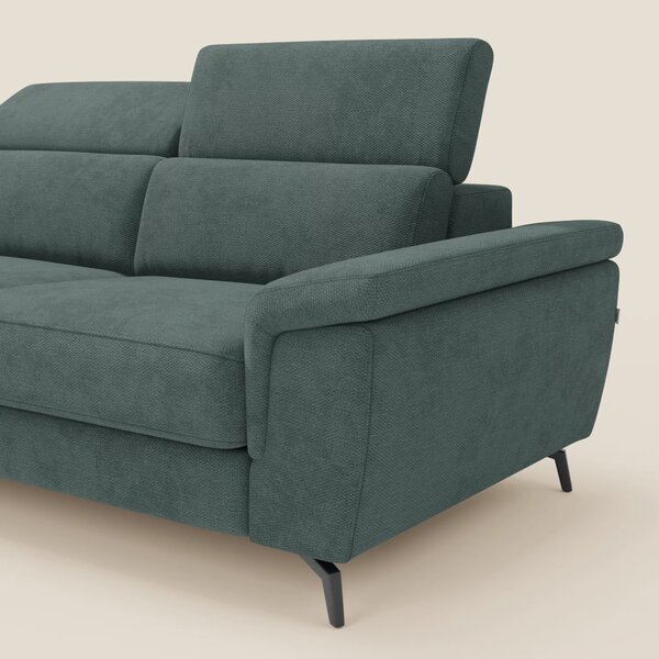 Estro Divano estraibile con chaise-longue e poggiatesta reclinabili in