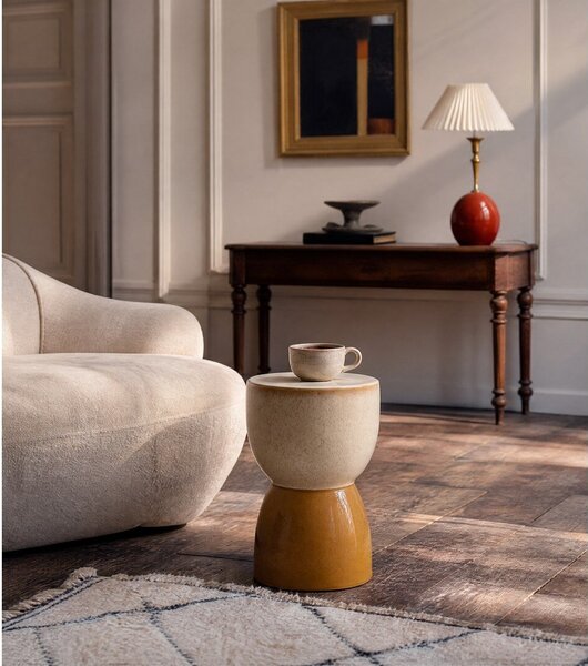 Tavolino rotondo in ceramica ø 28,5 cm Finca - Light & Living