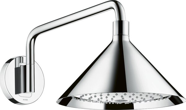 Soffione Hansgrohe Axor Front con braccio doccia cromato