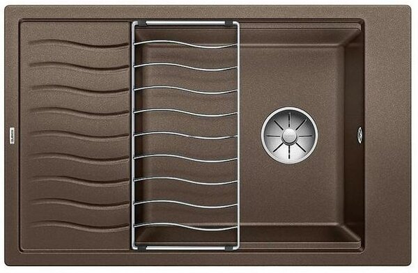Lavello Blanco Elon XL 6, in Silgranit, dimensioni 780x500 mm, colore caffè (codice 524853)