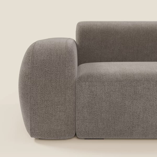BonBon Divano modulare componibile – Composizione con pouf terminale i