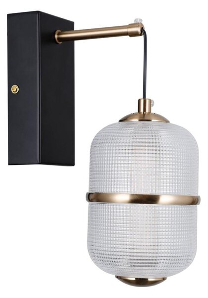 ITALUX WL-34375-1-BK - Lampada da parete LED ALANI LED/6W/230V 3000K nero/oro
