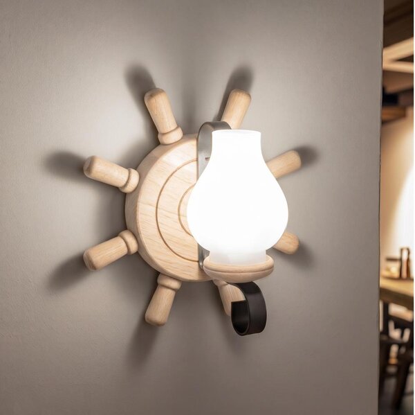Brilagi - Applique da parete TIMONA 1xE14/40W/230V rovere