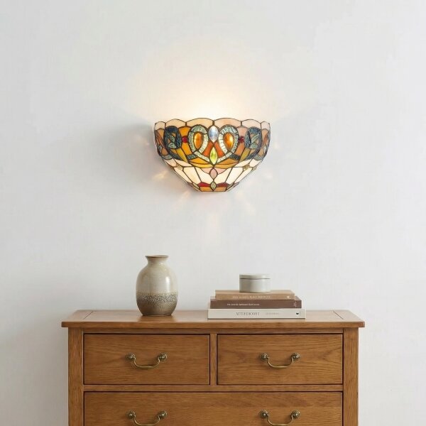Brilagi - applique in stile Tiffany da parete LUISA 1xE27/40W/230V