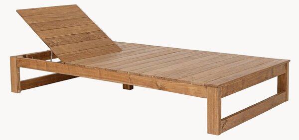 Lettino prendisole doppio in legno di teak Honolulu