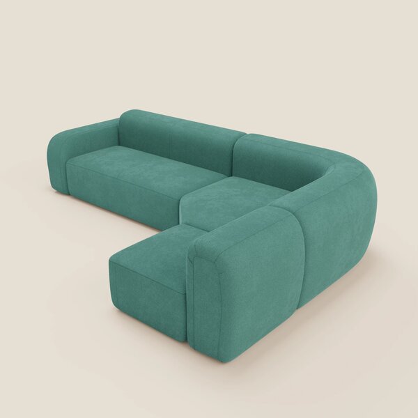 BonBon divano angolare componibile e modulare - tessuto smacchiabile T