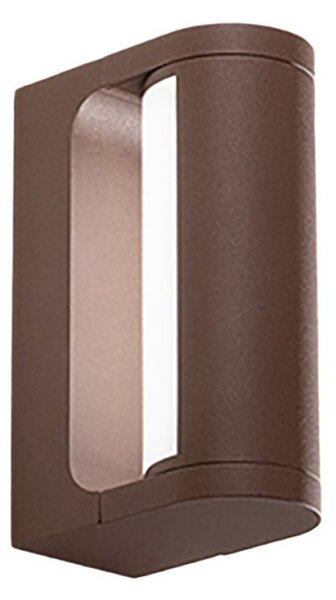 Applique orientabile esterno ip65 perenz orienta 8332 e lc 12w led 3000k 960lm metallo alluminio corten - Perenz