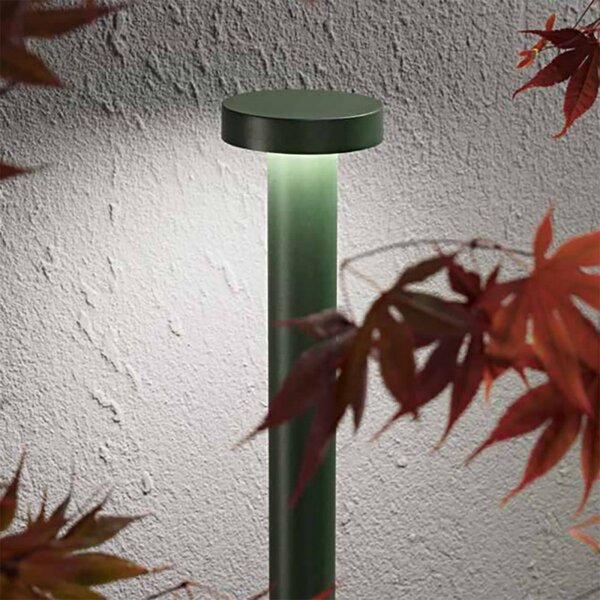 Lampioncino esterno ip65 perenz stool 8320 ve lc 12w led 3000k 960lm metallo alluminio verde - Perenz