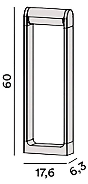 Lampioncino orientabile esterno ip65 perenz orienta 8334 e lc 12w led 3000k 960lm metallo alluminio corten - Perenz