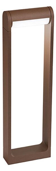 Lampioncino orientabile esterno ip65 perenz orienta 8334 e lc 12w led 3000k 960lm metallo alluminio corten - Perenz