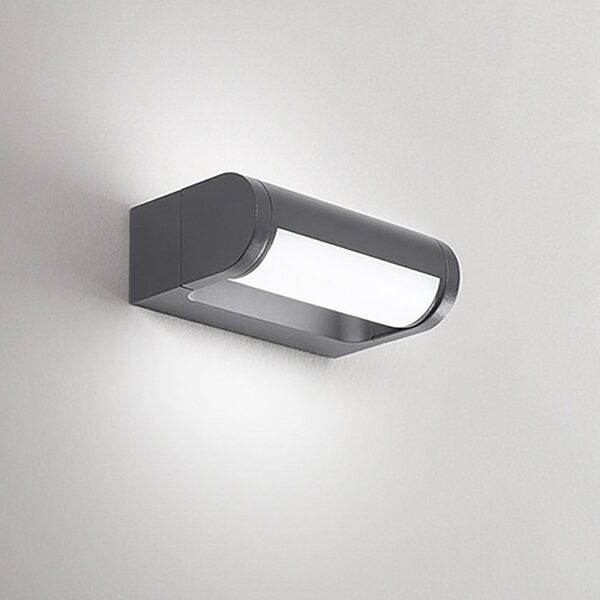 Applique orientabile esterno ip65 perenz orienta 8332 a lc 12w led 3000k 960lm metallo alluminio antracite - Perenz