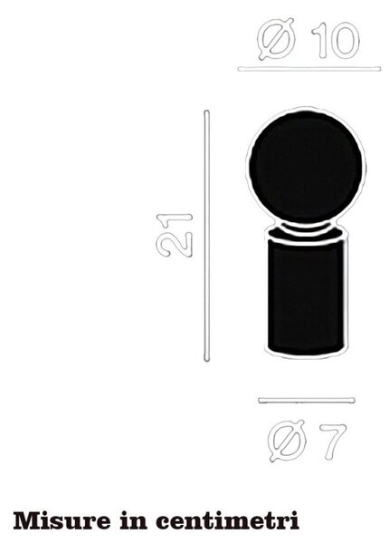 Abat-jour classica perenz birillo 6762 or g9 led metallo oro spazzolato vetro soffiato - Perenz