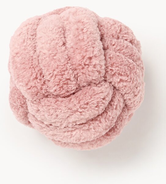 Cuscino annodato in teddy Dotty