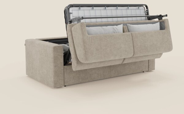 Diomede Divano letto matrimoniale in velluto easy clean sfoderabile -