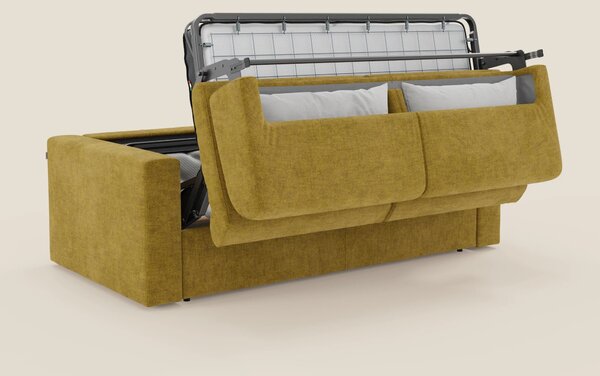 Diomede Divano letto matrimoniale in velluto easy clean sfoderabile -