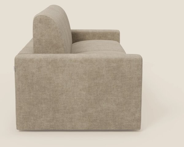 Diomede Divano letto matrimoniale in velluto easy clean sfoderabile -