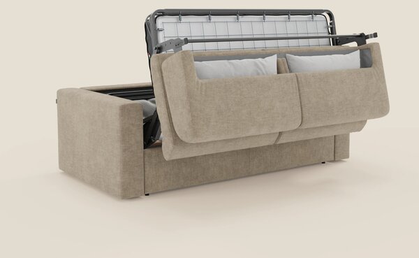 Diomede Divano letto matrimoniale in velluto easy clean sfoderabile -