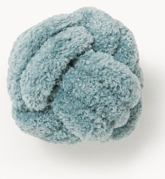 Cuscino annodato in teddy Dotty