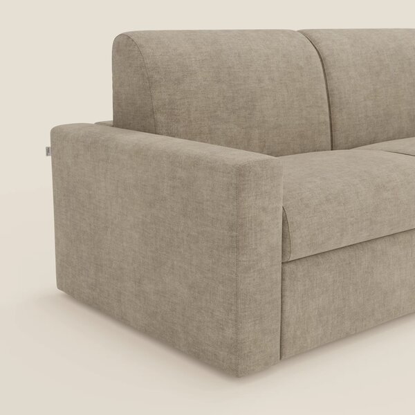 Diomede Divano letto matrimoniale in velluto easy clean sfoderabile -