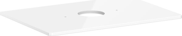 Hansgrohe Xelu Q Console avec découpe ronde au centre, 780x550, pour vasque à poser, sans trou pour robinet, 54113050, 54113050
