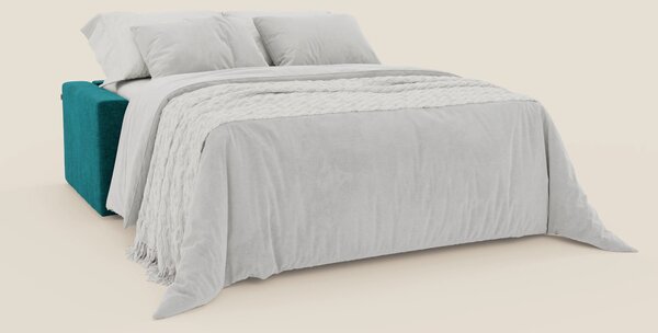 Diomede Divano letto matrimoniale in velluto easy clean sfoderabile -