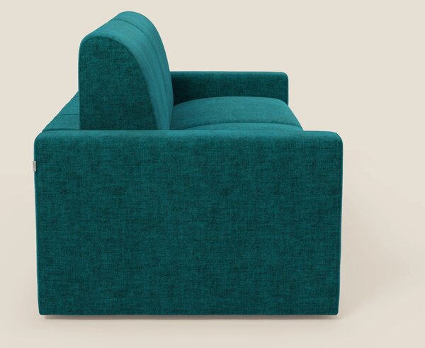 Diomede Divano letto matrimoniale in velluto easy clean sfoderabile -