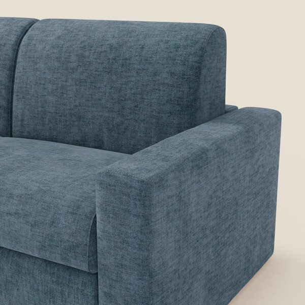 Diomede Divano letto matrimoniale in velluto easy clean sfoderabile -