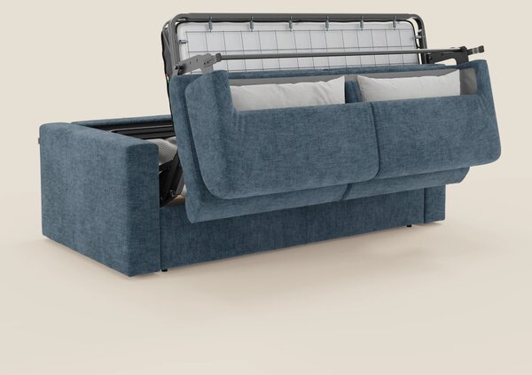 Diomede Divano letto matrimoniale in velluto easy clean sfoderabile -