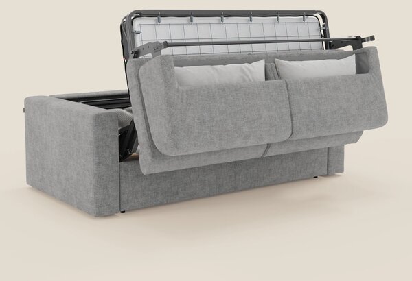 Diomede Divano letto matrimoniale in velluto easy clean sfoderabile -