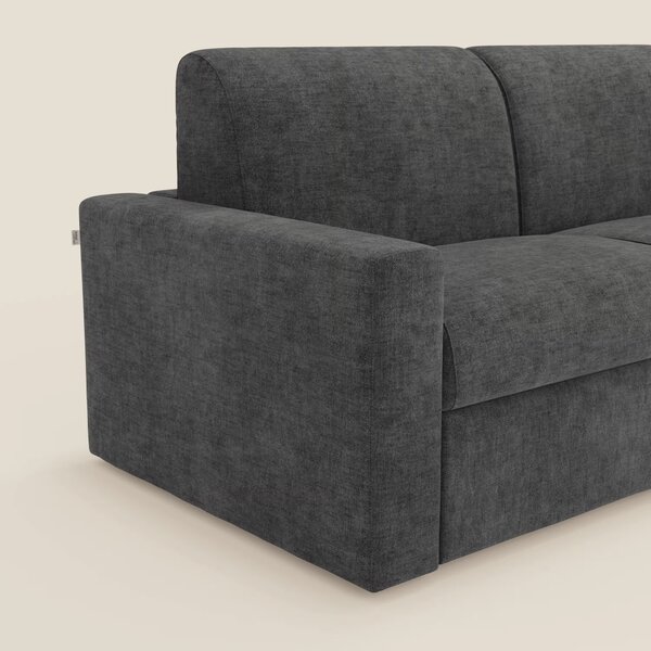 Diomede Divano letto matrimoniale in velluto easy clean sfoderabile -
