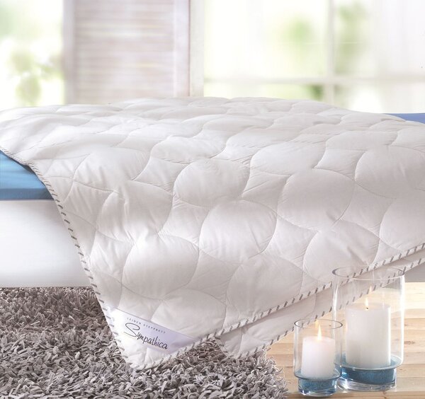 Coperta estiva in lino 200x200 cm, copriletto estivo, trapunta leggera, 100% naturale, leggera