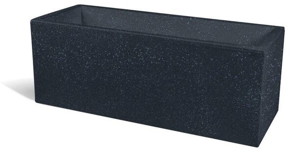 Fioriera rettangolare porta vaso OASI Dimensione 30x80x h 30 cm per uso interno esterno peso 5 kg colore grafite