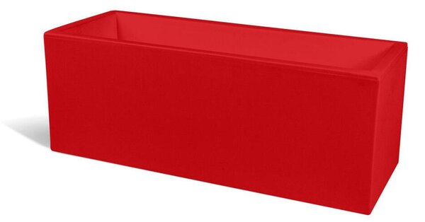 Fioriera rettangolare porta vaso OASI Dimensione 30x80x h 30 cm per uso interno esterno peso 5 kg colore Fragola