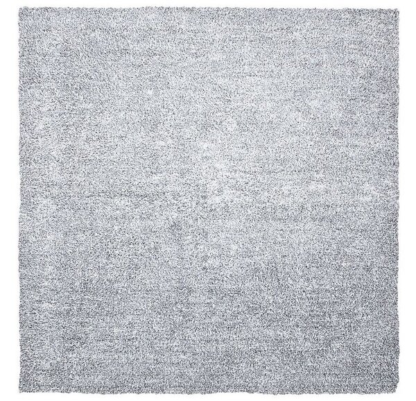 Tappeto shaggy grigio melange 200 x 200 cm moderno tappeto quadrato trapuntato a Pelo Lungo Beliani