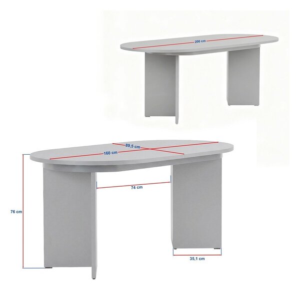 Tavolo da pranzo con effetto noce allungabile con estensione 90x160 cm Sorell – Kalune Design