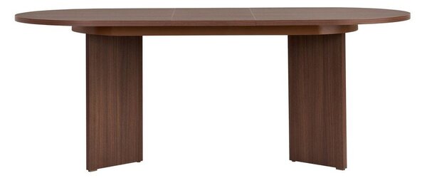 Tavolo da pranzo con effetto noce allungabile con estensione 90x160 cm Sorell – Kalune Design