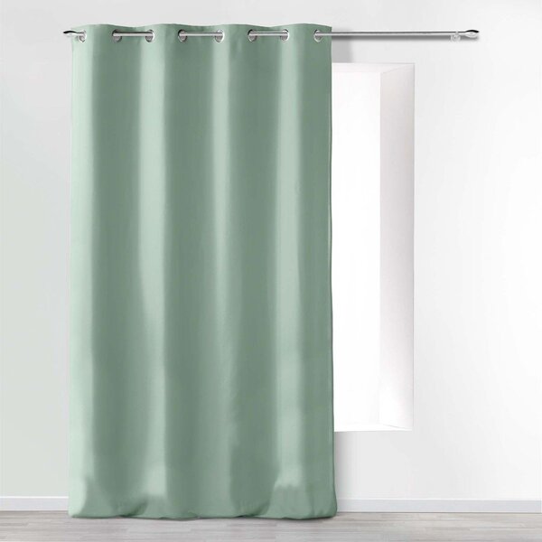 Tenda parzialmente oscurante color salvia in microfibra 140x280 cm Absolu – douceur d'intérieur
