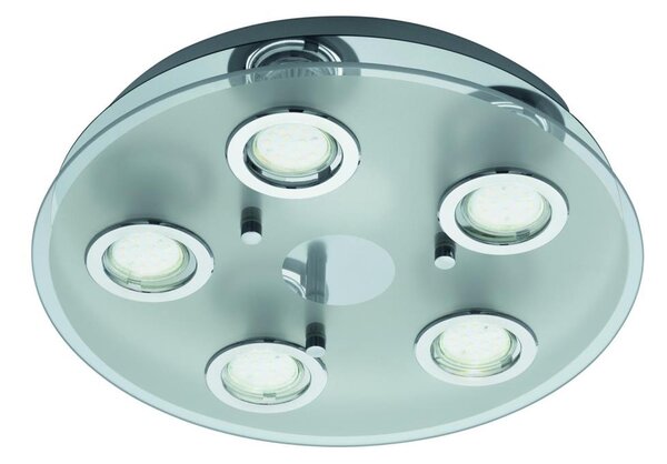 Eglo 54563 - Plafoniera LED 5xGU10/3W/230V cromo lucido