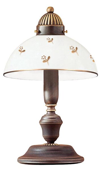 Kolarz 731.73.170 - Lampada da tavolo NONNA 1xE27/75W/230V con motivo floreale, finitura oro rosa