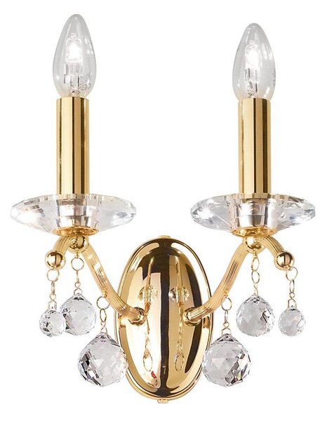 Kolarz 3234.62.3.KoT - Applique in cristallo CARMEN 2xE14/60W/230V oro 24K