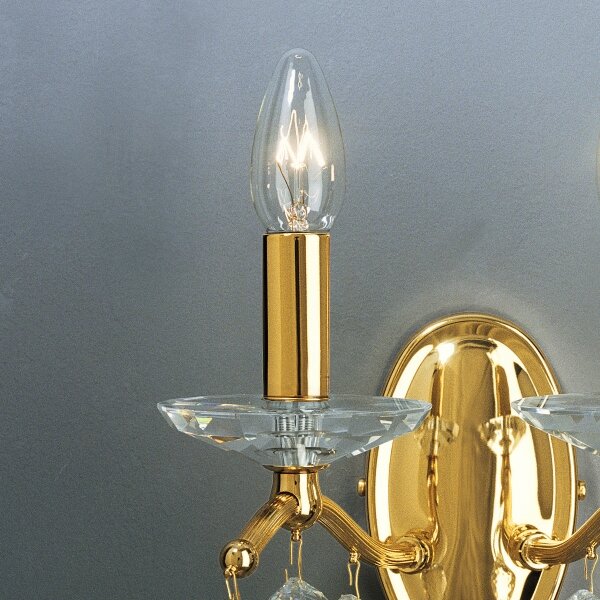 Kolarz 3234.62.3.KoT - Applique in cristallo CARMEN 2xE14/60W/230V oro 24K