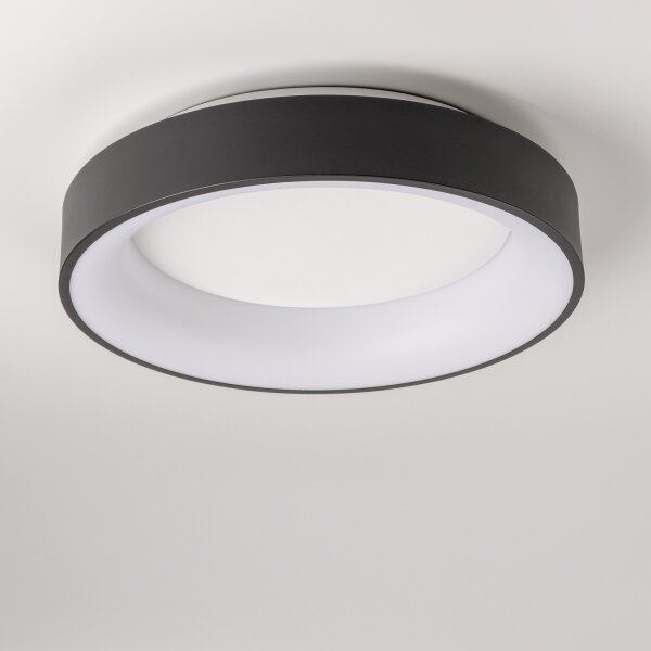 Brilagi - Plafoniera LED dimmerabile LED/40W/230V 3000-6500K nera + telecomando