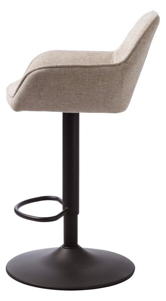 Sgabello da bar beige con altezza regolabile Nolan - Unique Furniture