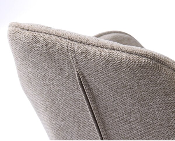 Sgabello da bar beige con altezza regolabile Nolan - Unique Furniture