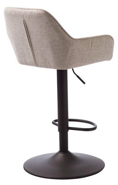 Sgabello da bar beige con altezza regolabile Nolan - Unique Furniture