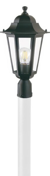 Struttura in pressofusione di alluminio KAYAK TESTAPALO D.60 GRANDE E27 Dimensioni 6x23 x h 38 cm Diffusori in vetro trasparente colore GRAFITE