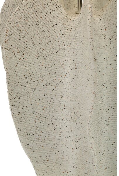 Lampada da tavolo color crema con paralume in tessuto (altezza totale 63 cm) Ester – Mauro Ferretti