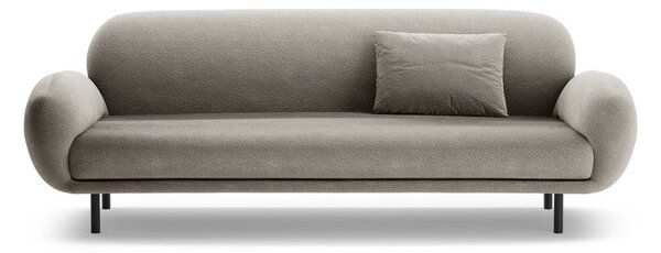 Divano grigio con rivestimento in bouclé 208 cm Poppy – Micadoni